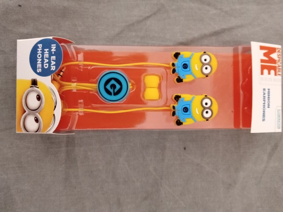 Minions In ear phones fones PORTES GRÁTIS