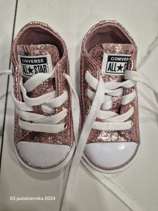 Converse 21 trampki brokatowe