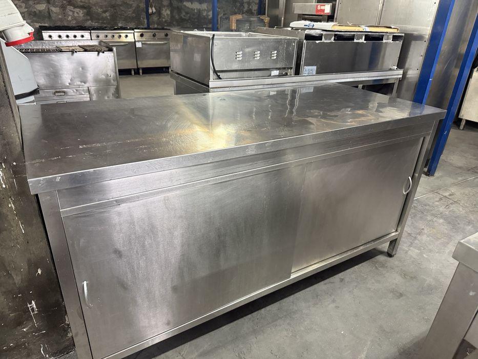 Armário em inox louceiro mesa de trabalho