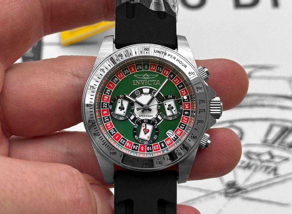 Годинник Invicta 50492 Speedway Casino 40 мм. Chronograph 200 MT.