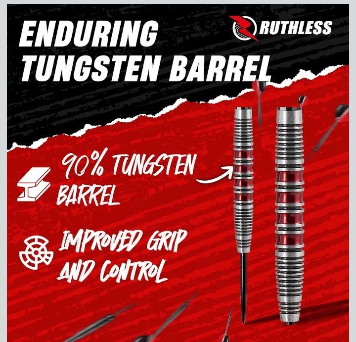 Profesjonalne lotki do darta 22 gr 90% wolframu