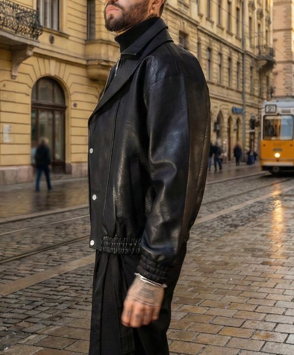 Casaco Bomber Preto Novo tamanho M