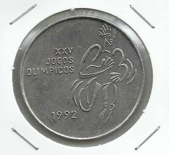 1 Portuguese Coin - XXV Olympic Games - 1992 (Barcelona) - 200$00