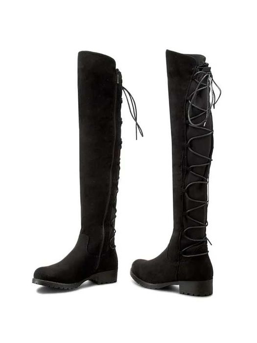 Чоботи високі чорні