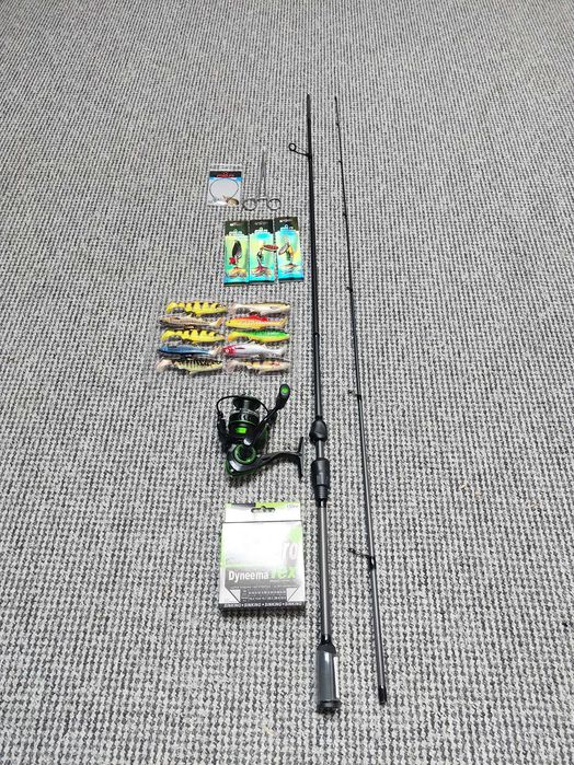 Zestaw spinningowy wędka Blade Fast Spin 225cm PRO FL + Kołowrotek BF2000 + akcesoria