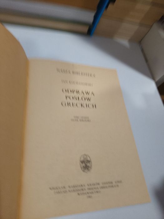 Jan Kochanowski Odprawa posłów greckich