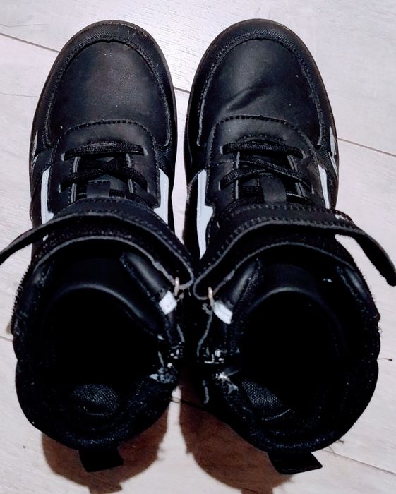 Adidasy sprandi 35 czarne wysokie trampki piłka korki