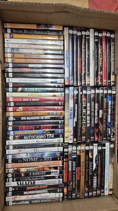 Packs com 74 DVD's Originais