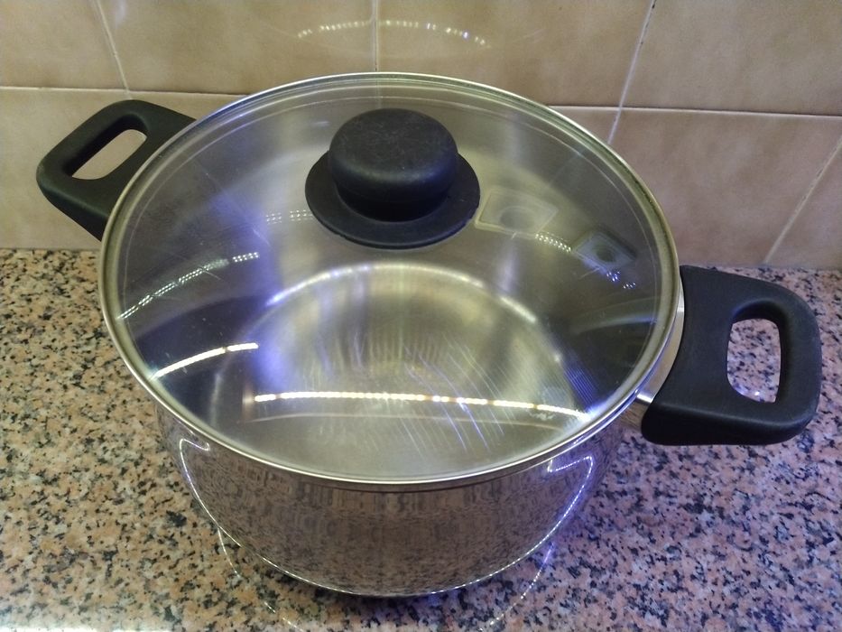 Panela tacho de inox cozinha casa quarto apartamento vivenda escritório gabinete carro