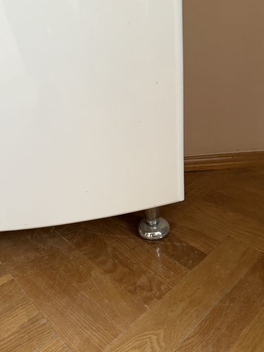 Тумбочка у ванну кімнату Aqua Rodos біло-рожева