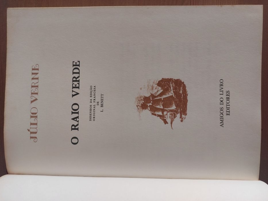 L " O Raio Verde " de Julio Verne (Optimo Estado)