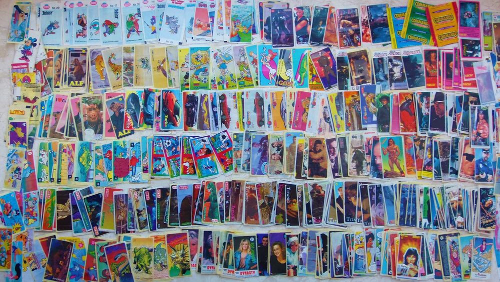 Вкладыши фантики обертки 90-х жвачек: 4 400 грн