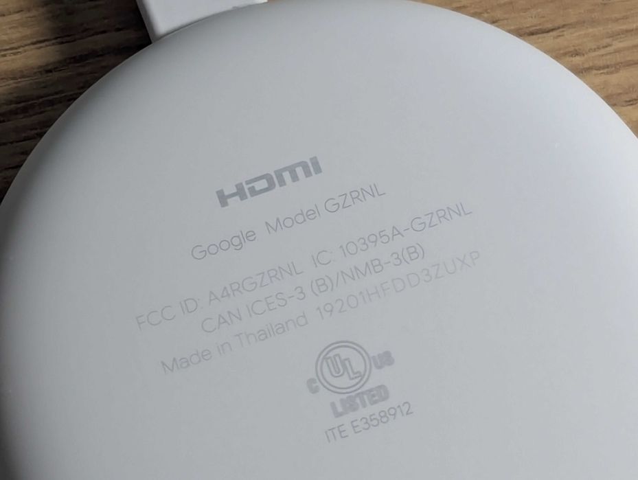 ТВ приставка Медиа проигрыватель Chromecast Google TV 4K модель GZRNL