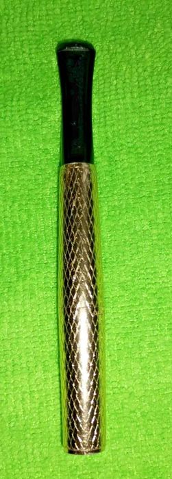 Boquilha antiga Barlei metal cor dourado em bolsa de couro original
