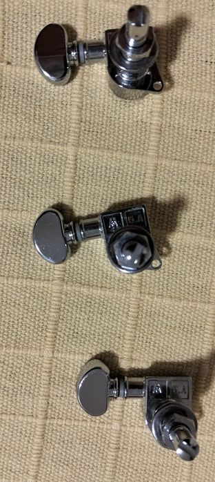 Afinadores de guitarra Grover 406C 6 Mini Locking Rotomatics