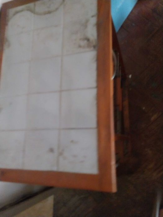 Carrinho de cozinha em madeira com cestos