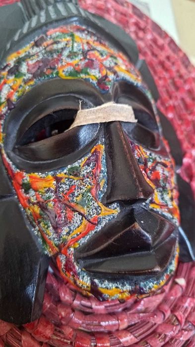 Conjunto de Máscaras Artesanais de Angola (2 un 370*280 mm)