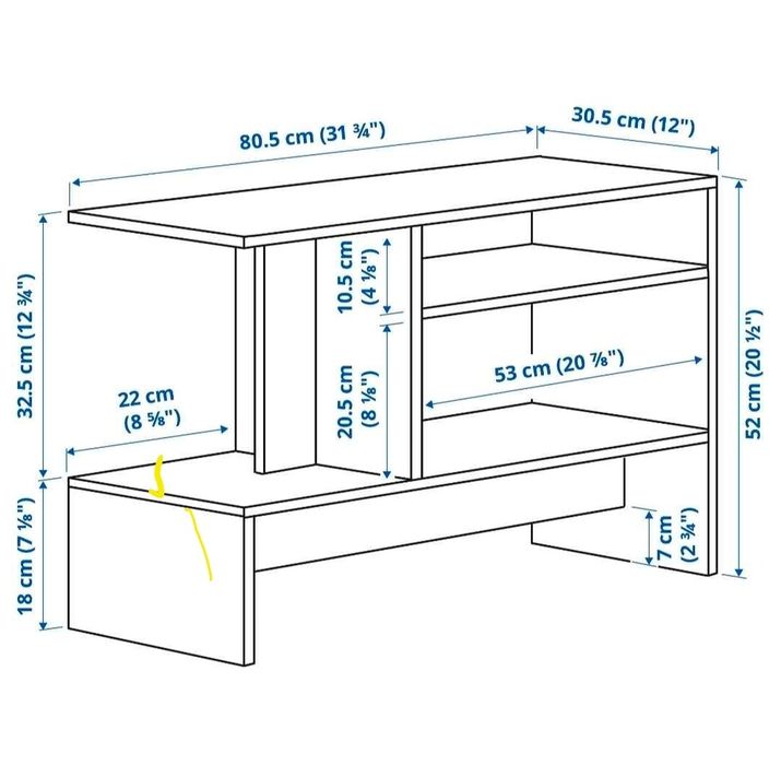 Mesas de apoio holmerud ikea