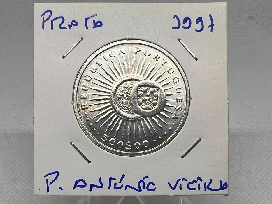 Portugal 1997 - 500 Escudos Prata - 300 Anos do Falecimento do Padre António Vieira