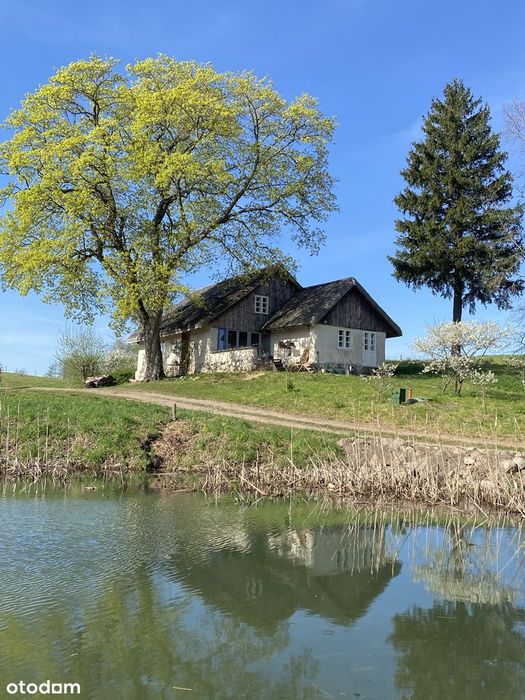 Pruski gliniany dom z 1850 r./Mazury/Natura 2000
