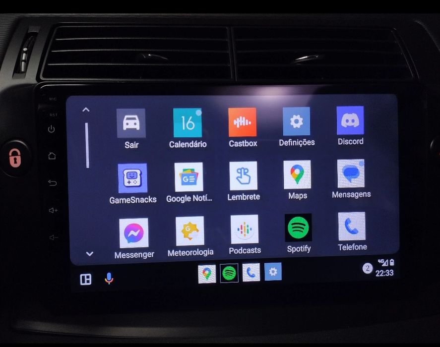 Rádio 9" android Citroen C4 2004 a 2014 WIFI GPS Novo