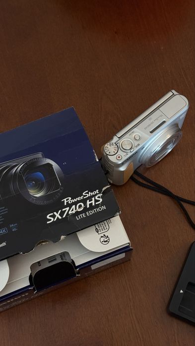 Canon sx740 hs cinza