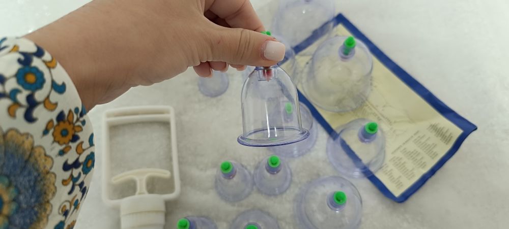 Kit de ventosas. Tem 2 unidades de cada tamanho. São 6 tamanhos. Nova.