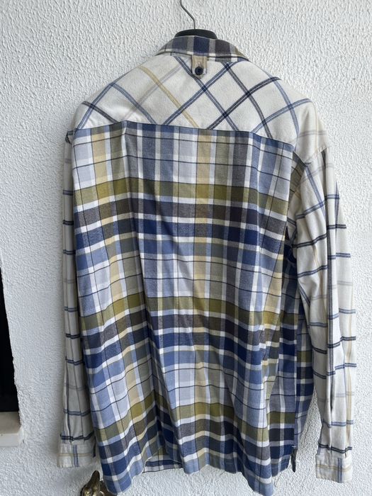 Camisa de manga cumprida aos quadrados de flanela Lewis