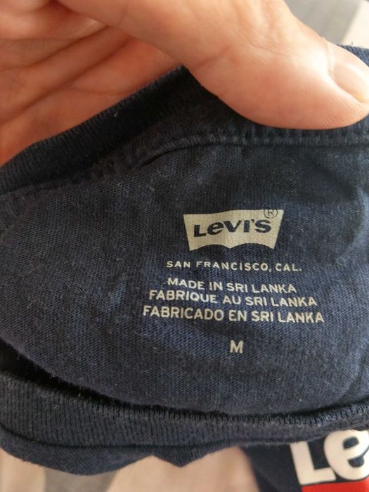 t-shirt Levi's central color logo(unisex)