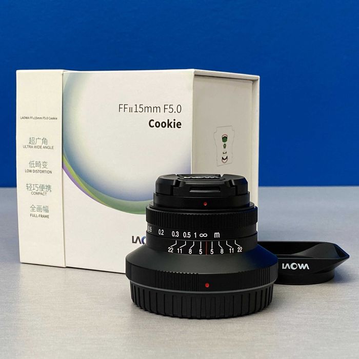 Laowa 15mm f/5.0 Cookie | Nikon Z | NOVA | 3 ANOS DE GARANTIA