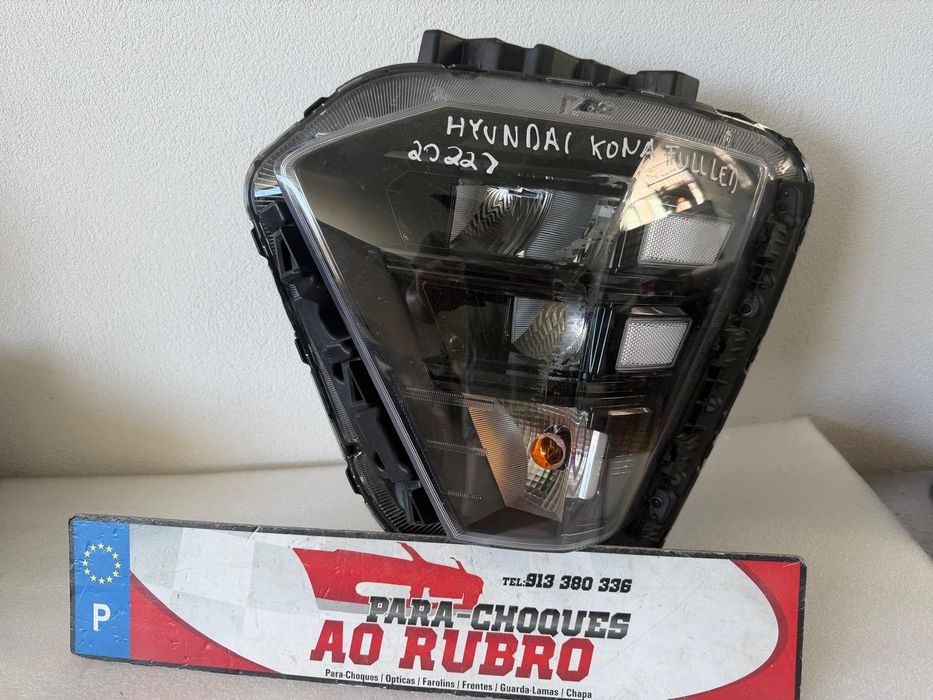 farol esquerdo  hyundai kona 2022> full led