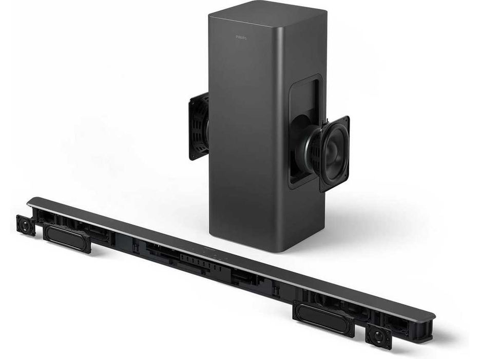 Soundbar Philips + Subwoofer Wireless Dolby Atmos 160W / Max 320W Bluetooth eArc