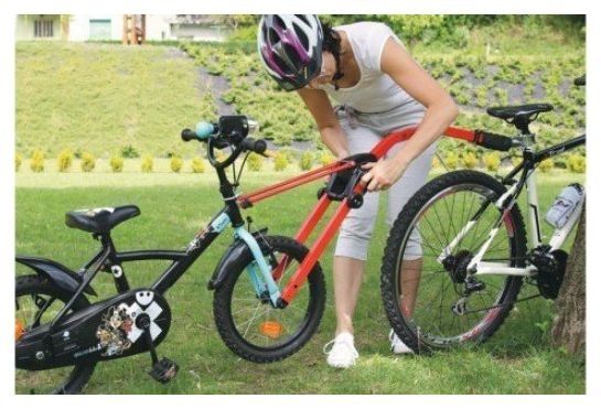 Atrelado para bicicleta de criança