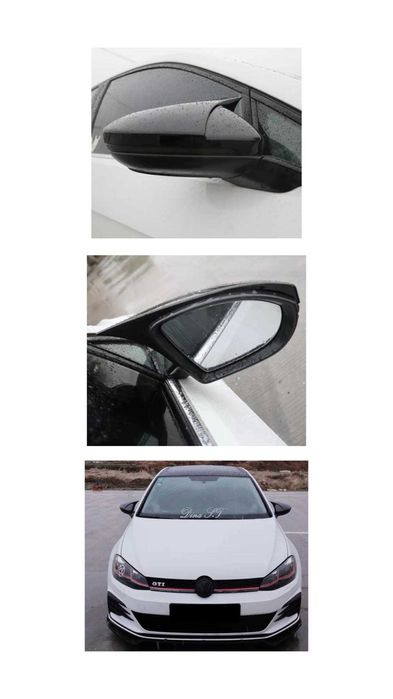 Capas de Espelhos Carbono/ Preto (VW Golf MK7 ou MK6, GTI, R) Nº2