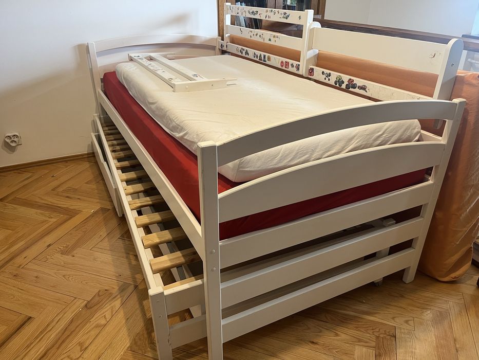 Łóżko podwójne wysuwane 200x90