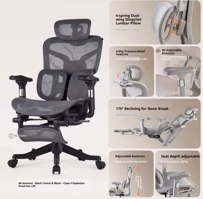 Krzesło biurowe ergonomiczne
