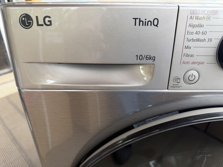 Maquina Lavar e secar Roupa LG 10kg / 6kg Nova