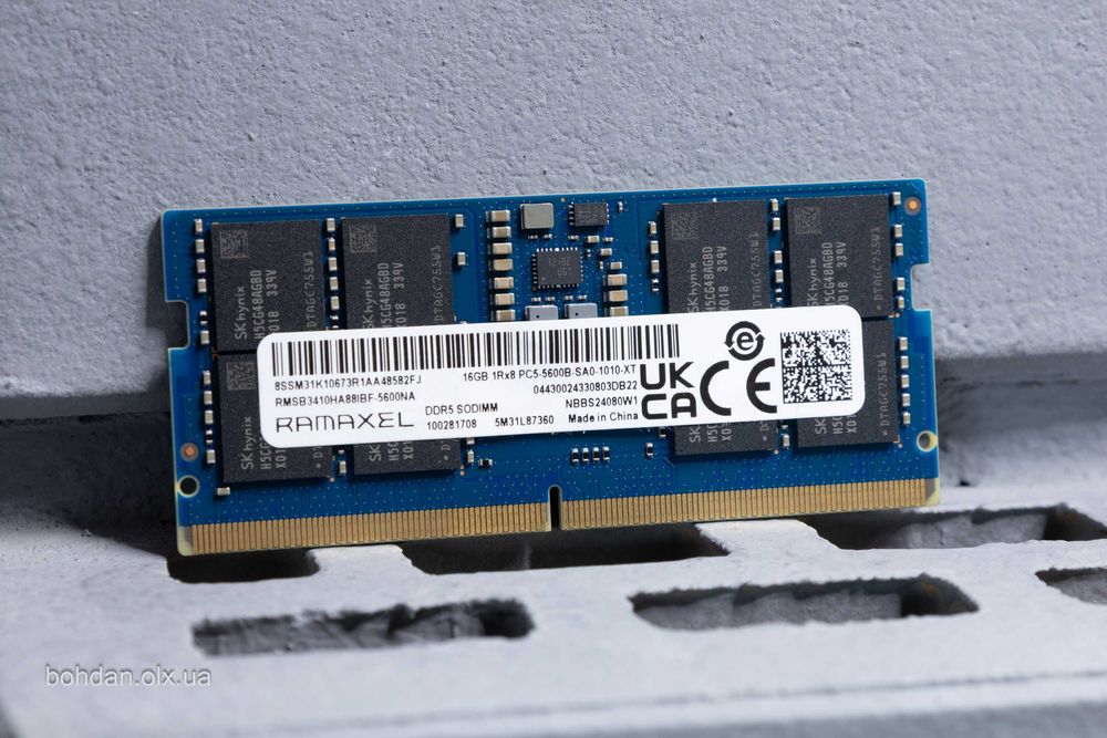 Ramaxel 16GB DDR5-5600 SODIMM (RMSB3410HA88IBF-5600NA)