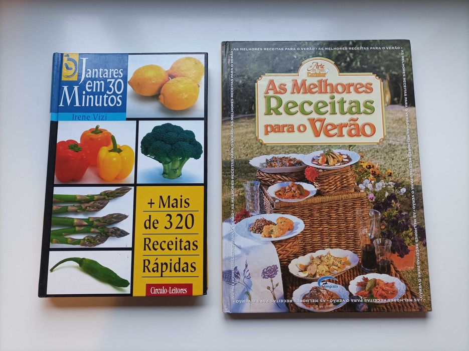 Livros de Culinária - Jantares em 30 minutos e Arte de Bem Cozinhar