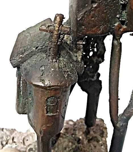 Escultura em Bronze e Rocha - Jérôme Danikowsk