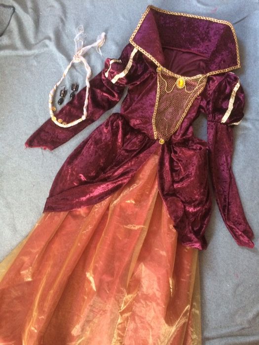 Платье карнавальное Ведьма Королева Клоунесса Кикимора Морячка Русалка