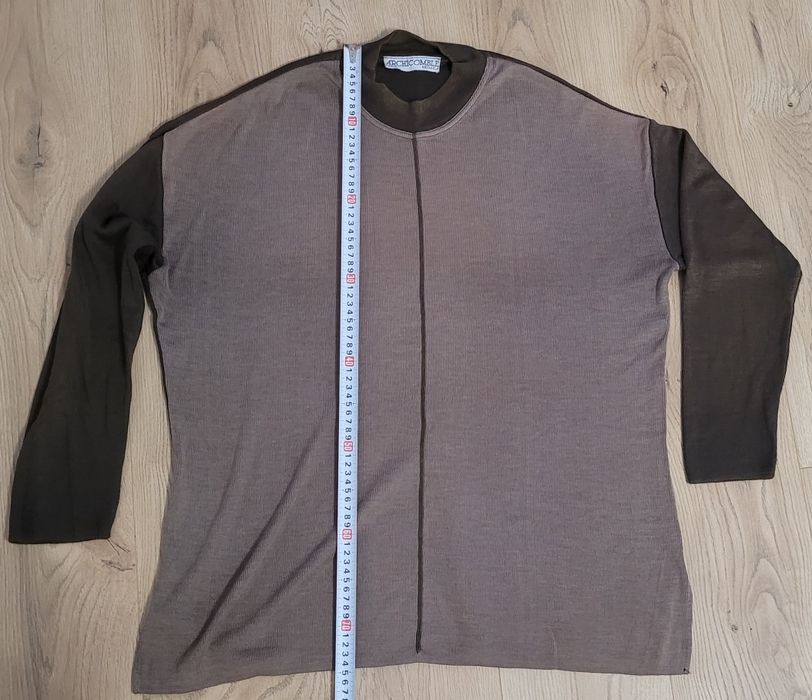 Damski brązowy sweter Xl
