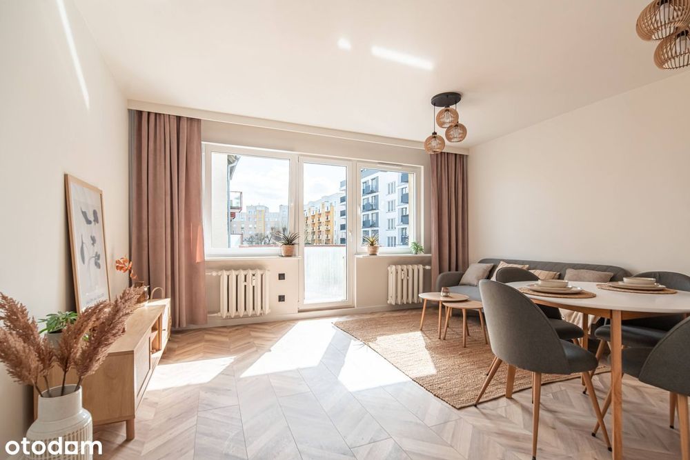 3 pokoje po generalnym remoncie | balkon | 49,85 m2