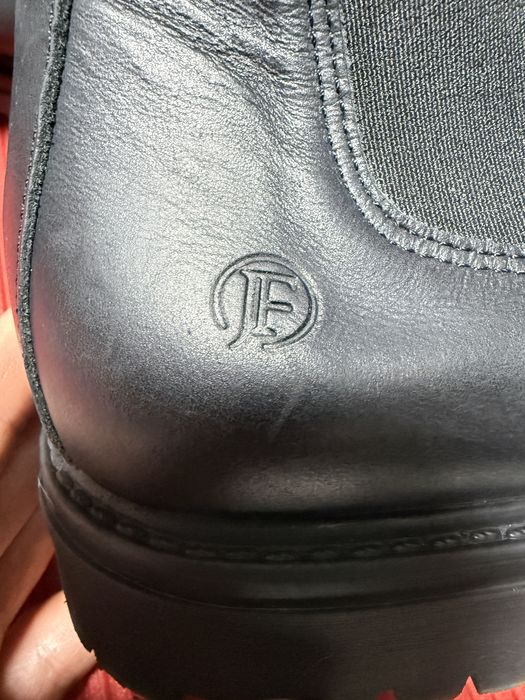 Botki skórzane czarne Jolana & Fenena r.40 comfort
