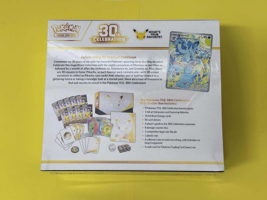 ETB 30th Celebration - Pokemon TCG (nowy) folia