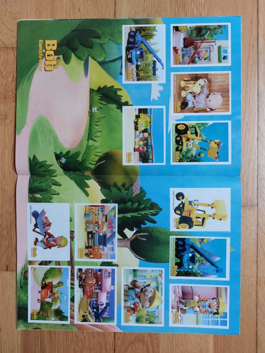 Caderneta de cromos "Bob o construtor" - Completa