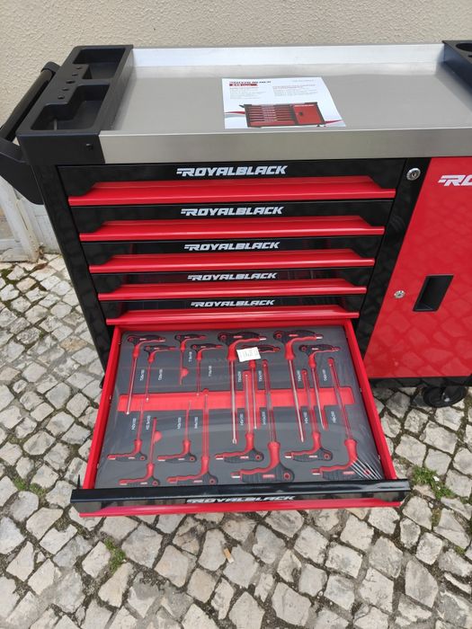 Carrinho de 7/6 gavetas cheias XXL