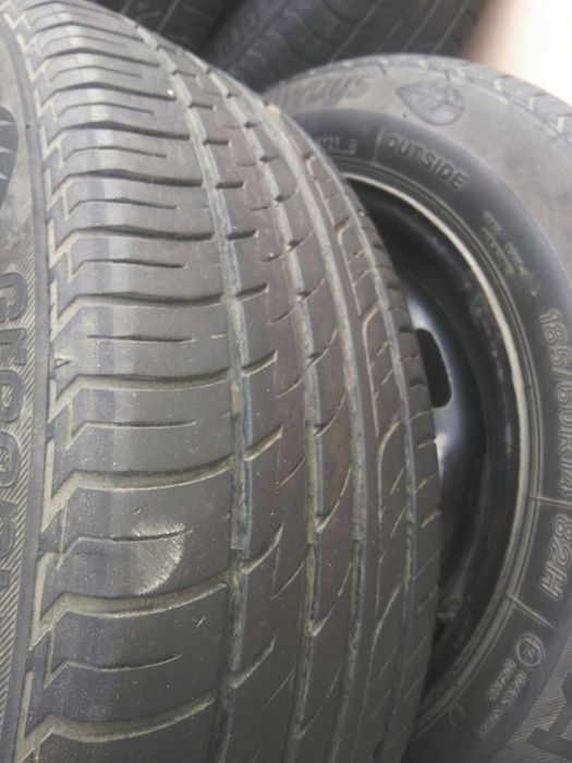 185/60 R14 шини +диски Skoda, VW, Seat