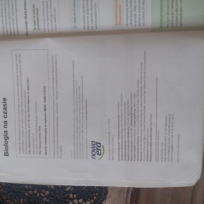 Biologia na czasie 1