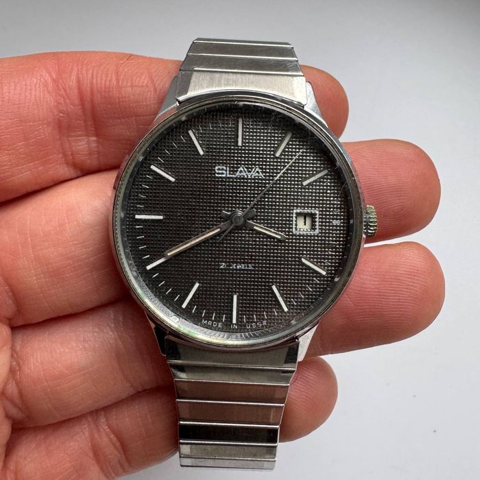 Zegarek Slava 21 Jewels Vintage Piękna Tarcza